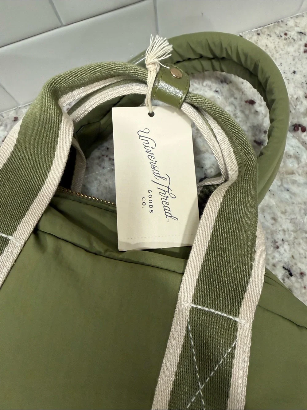 Universal Thread Olive Green Square Everyday Backpack - NEW!